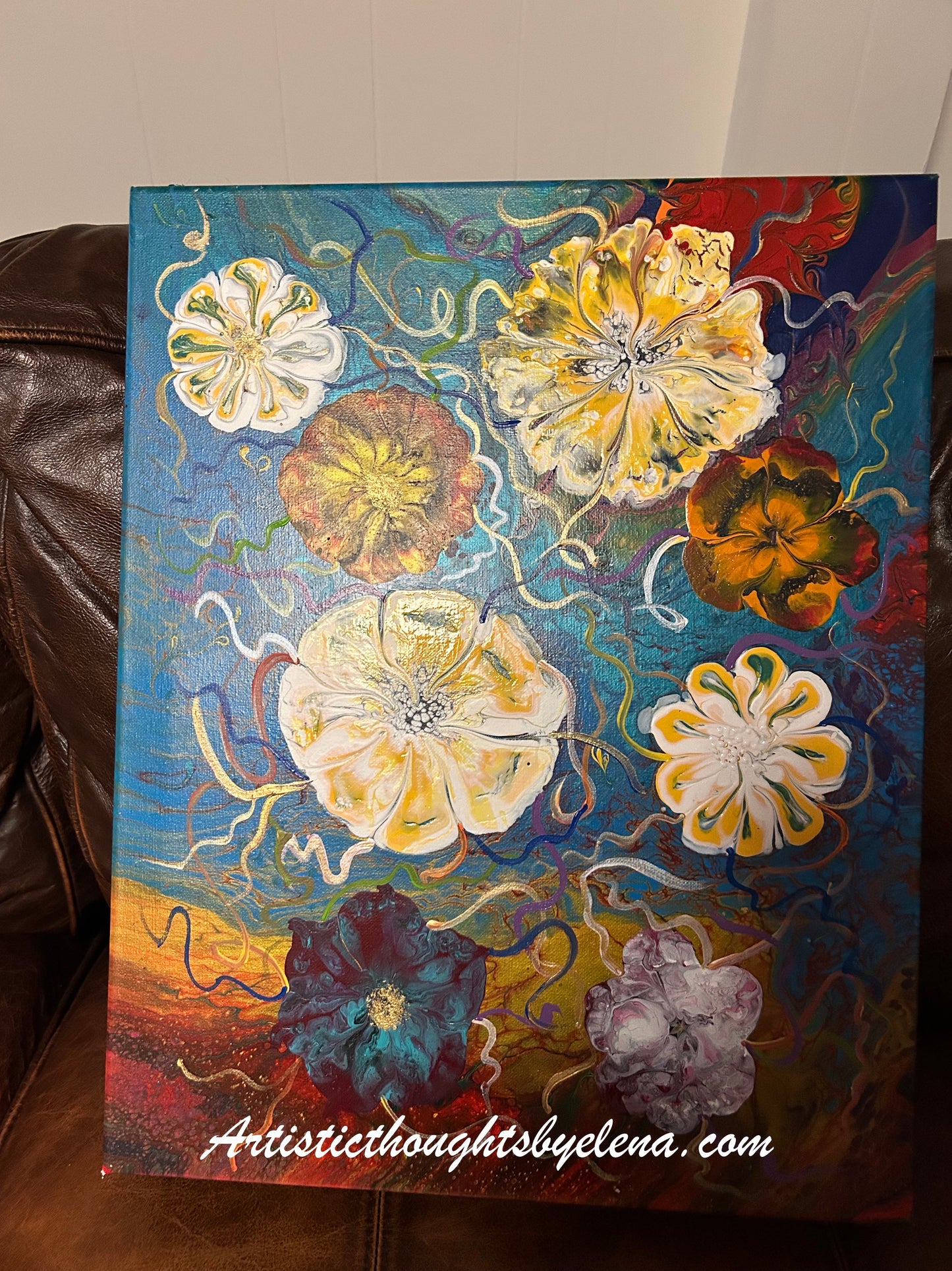 Whimsical Flowers (16X20 In) #133