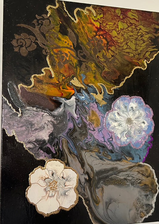 Mixed Media Adventure #131 (18X24 Deep sided canvas
