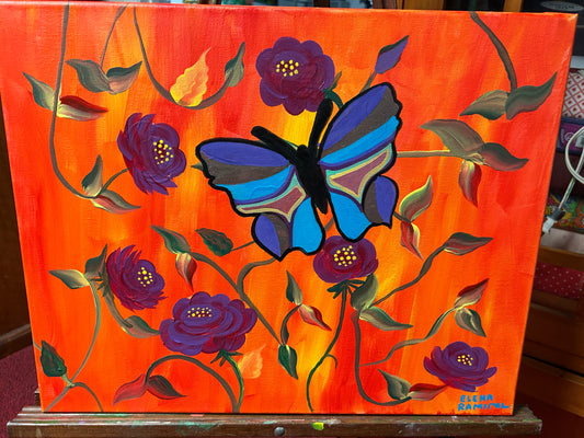 Butterfly In the Sunset #136 (16X20 in)