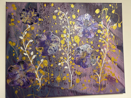 Golden Raindrops #82 (16X20in)