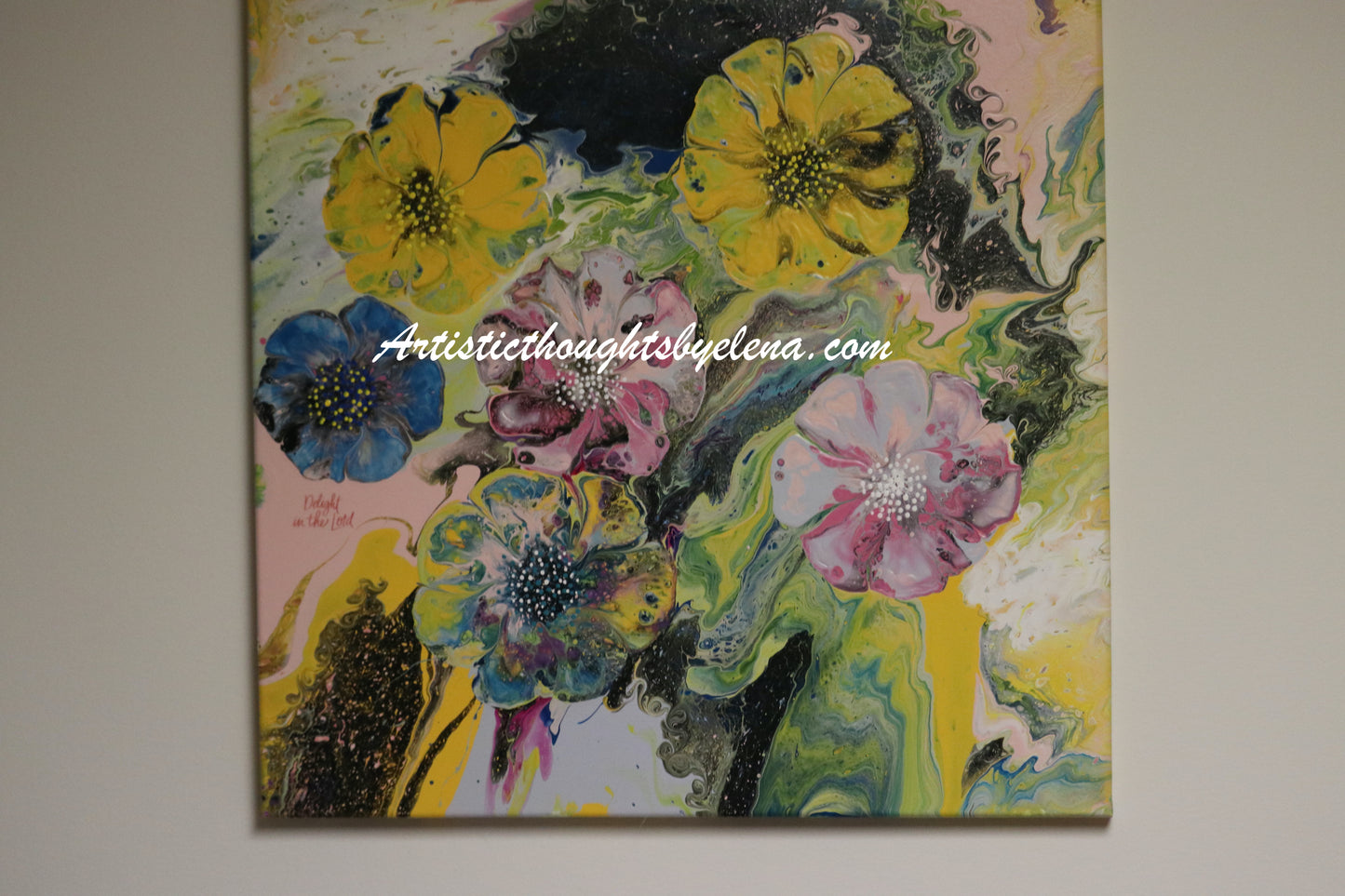 Delightful Blooms #45 (20X20in)