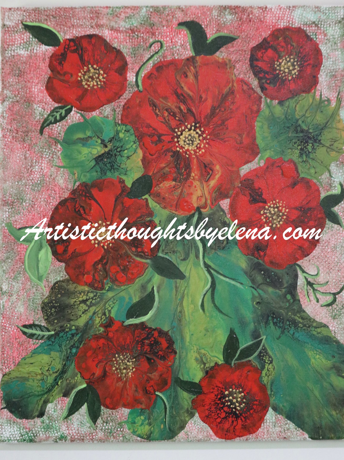 Robust Red Blooms #62 (16X20in)