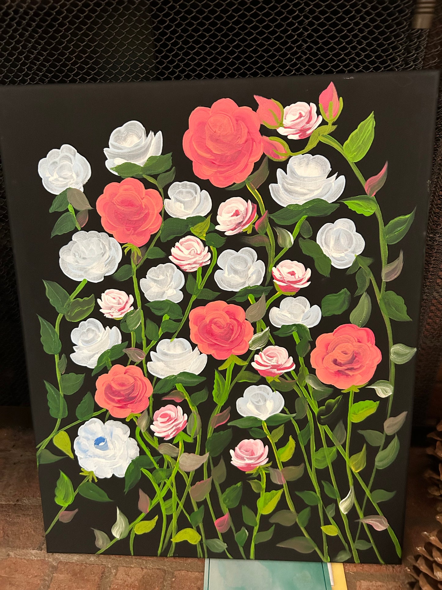 Brush Stroke Roses #134 (16X20)
