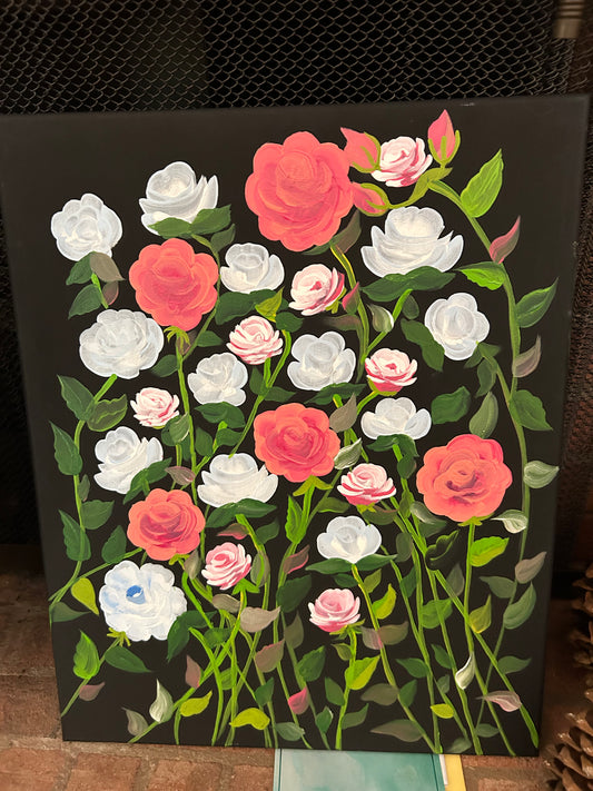 Brush Stroke Roses #134 (16X20)