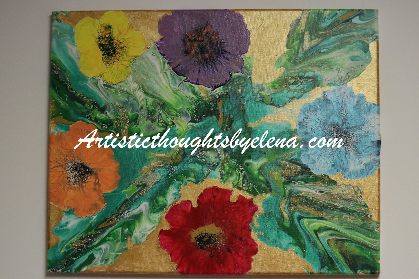 At the Crossroad of Blooms #51 (16x20in)