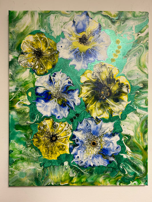 Green Being Seen #121  (16X20). DONATED SILENT AUCTION